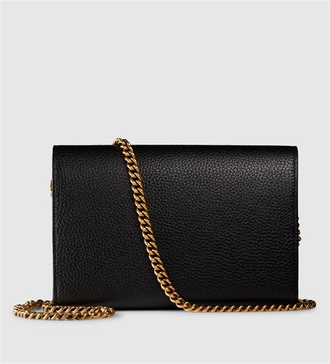 gucci marmont wallet on chain review